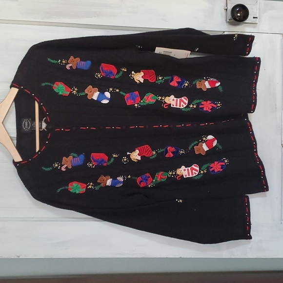 NEW Designers Studio Original Christmas Sweater 2 X - Picture 1 of 5